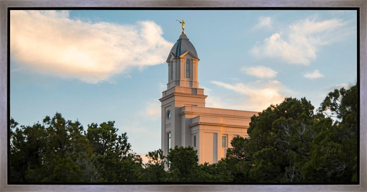 Cedar City Temple Juniper Gallery Wrap