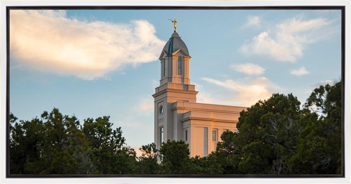 Cedar City Temple Juniper Gallery Wrap