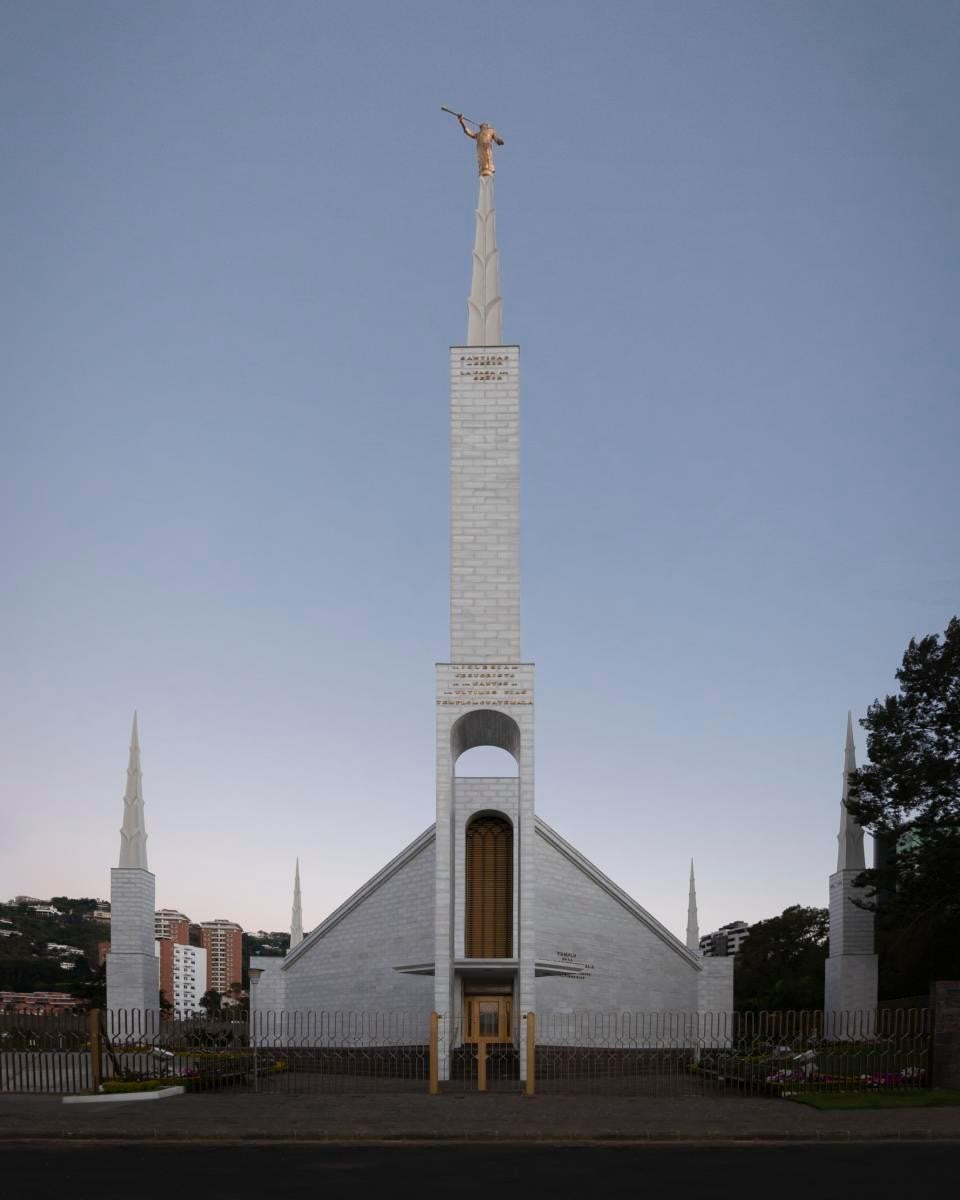 Guatemala City Temple Peace Upon A City Gallery Wrap