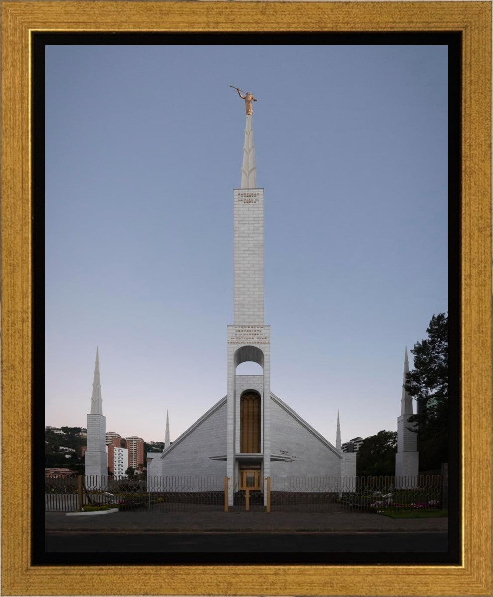 Guatemala City Temple Peace Upon A City Gallery Wrap