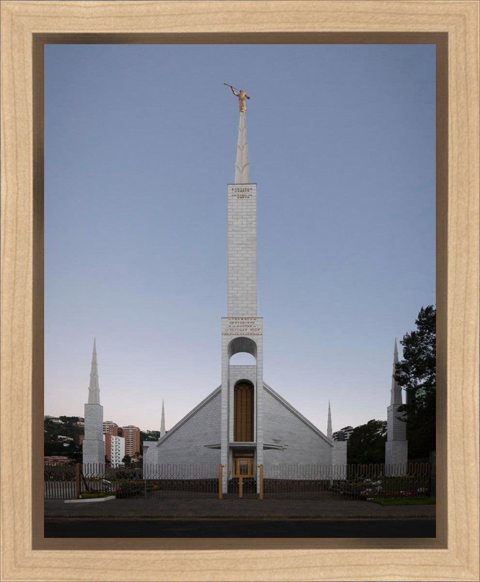 Guatemala City Temple Peace Upon A City Gallery Wrap