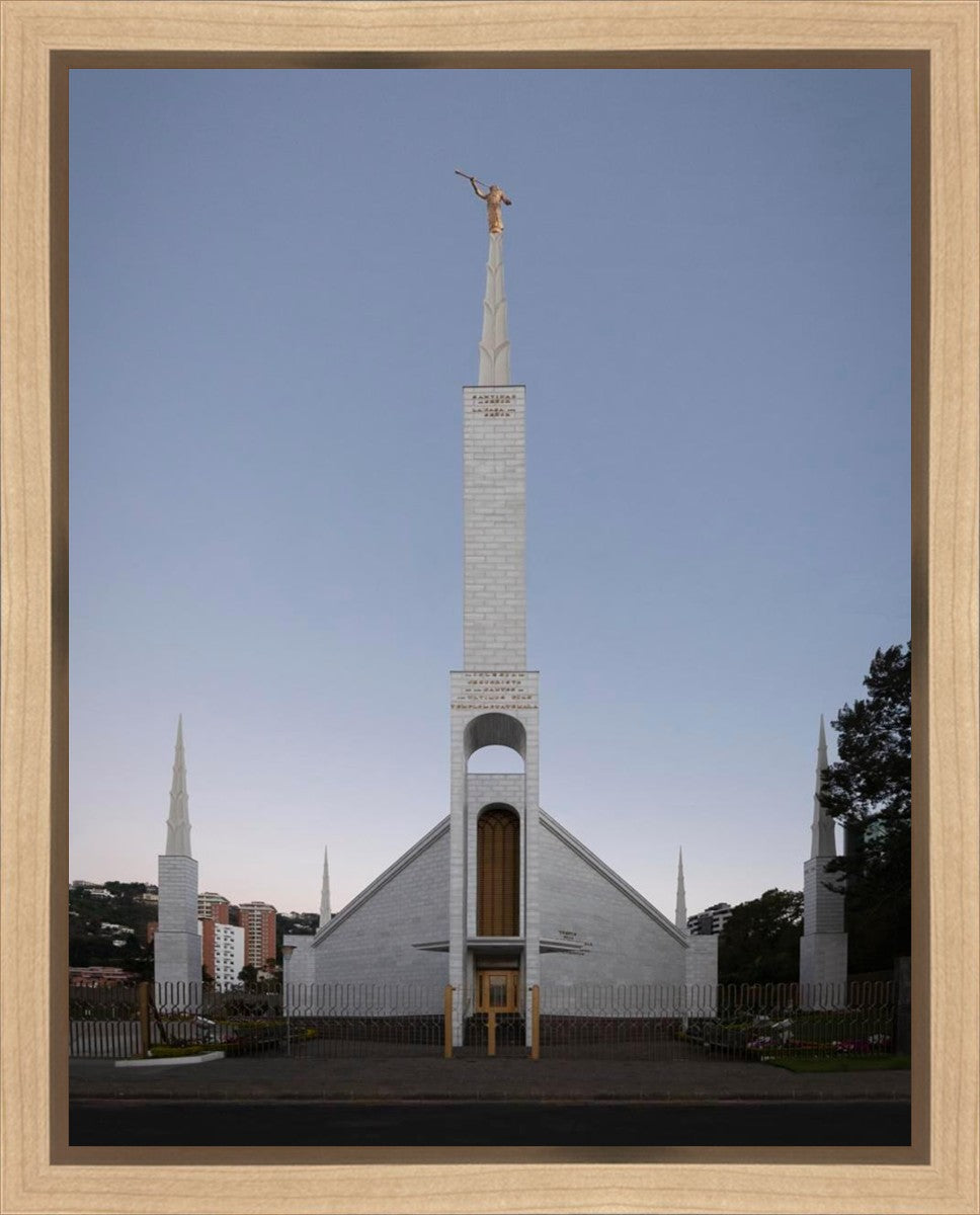 Guatemala City Temple Peace Upon A City Gallery Wrap