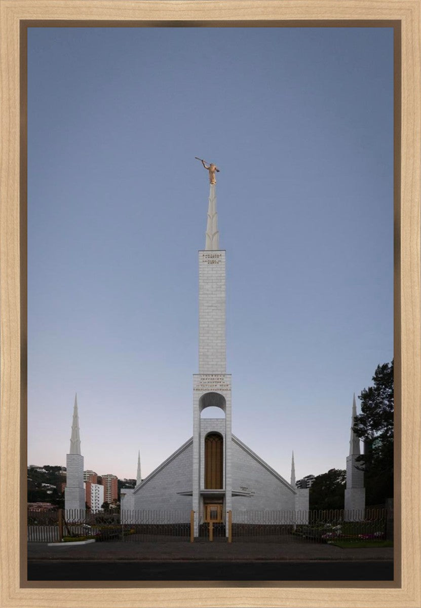 Guatemala City Temple Peace Upon A City Gallery Wrap