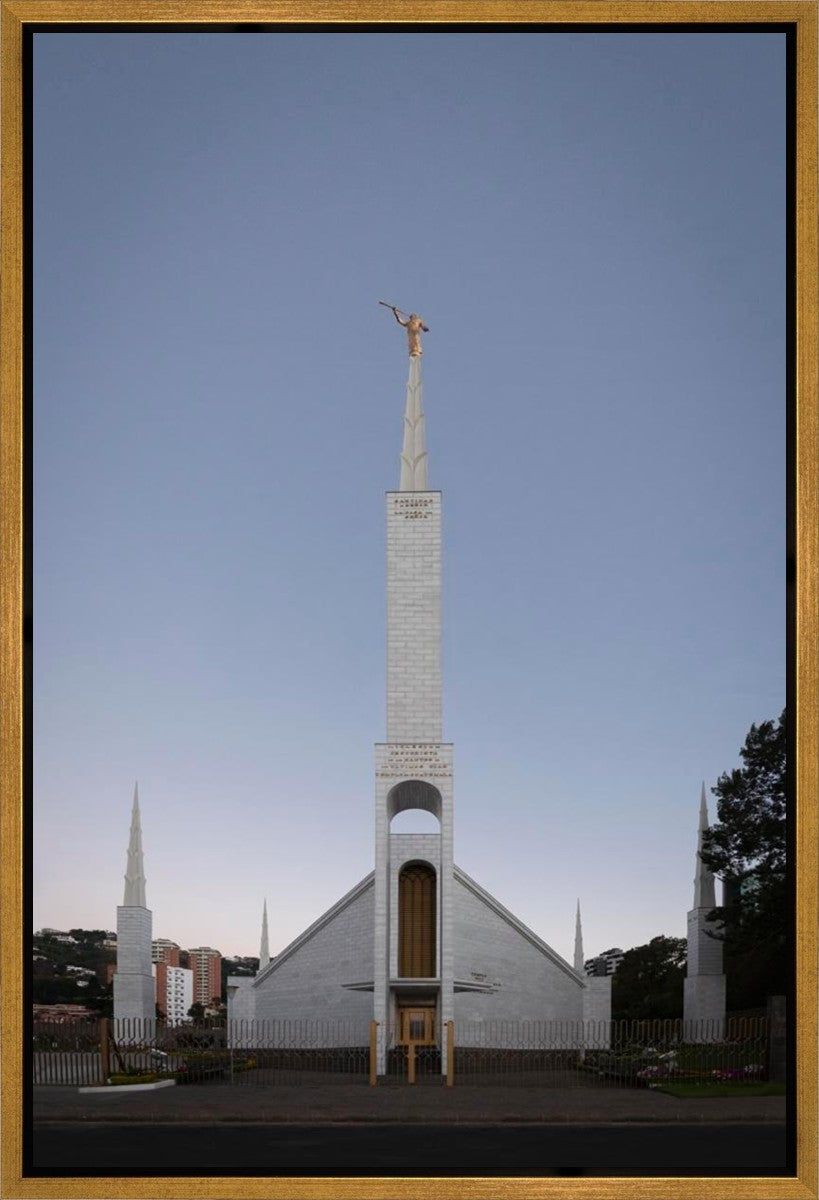 Guatemala City Temple Peace Upon A City Gallery Wrap