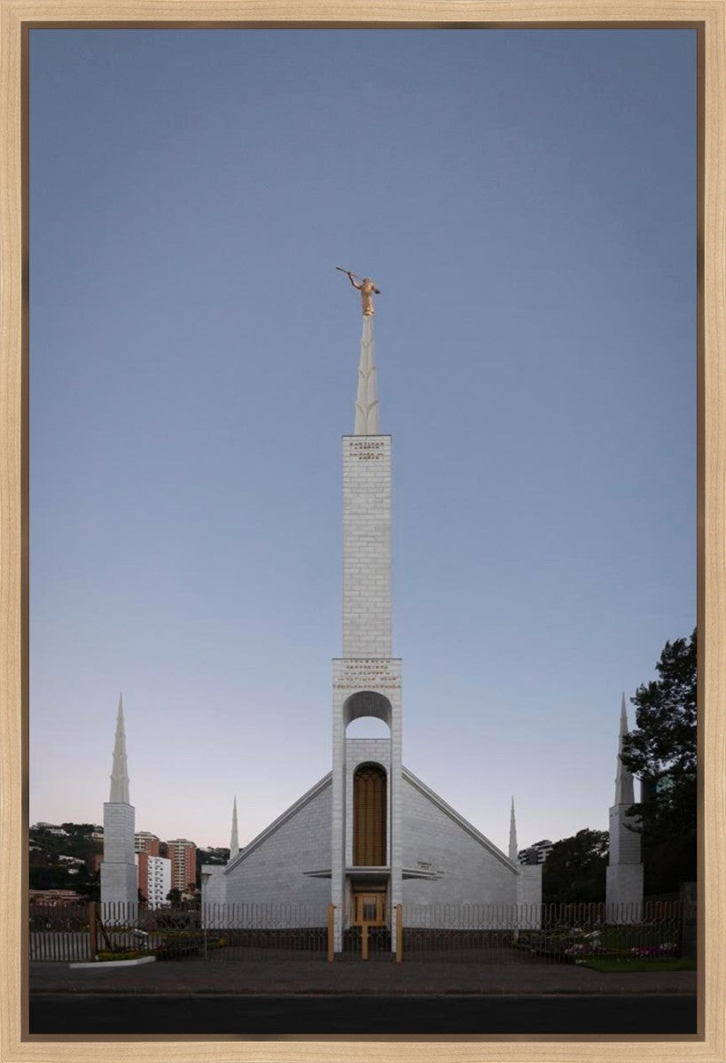 Guatemala City Temple Peace Upon A City Gallery Wrap
