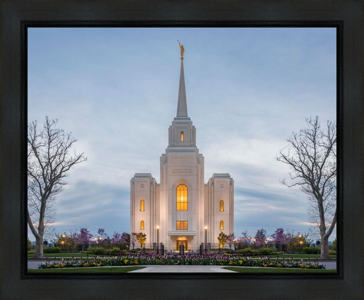 Brigham City Temple Early Spring Gallery Wrap