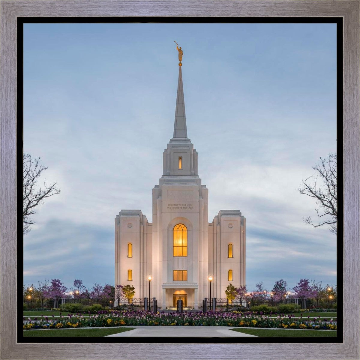 Brigham City Temple Early Spring Gallery Wrap