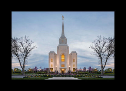 Brigham City Temple Early Spring