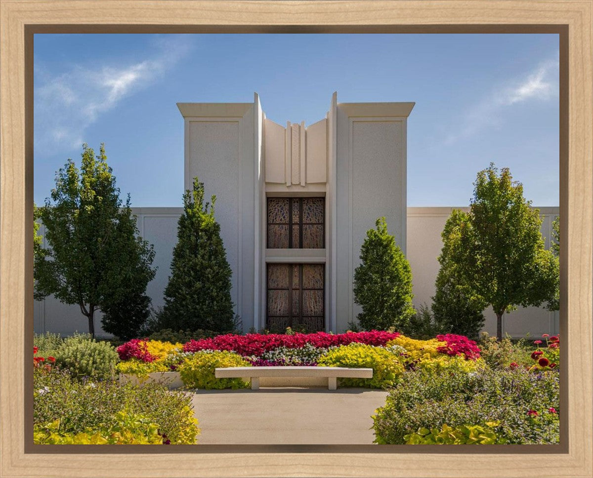 Denver Temple Gardens Of Hope Gallery Wrap