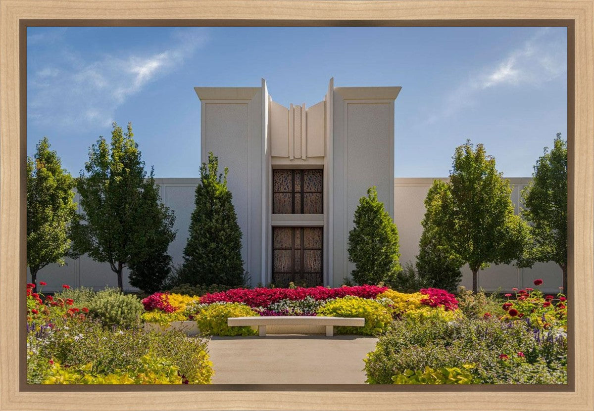 Denver Temple Gardens Of Hope Gallery Wrap