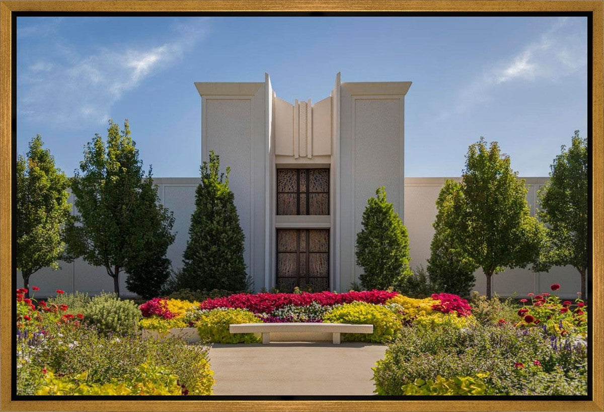 Denver Temple Gardens Of Hope Gallery Wrap