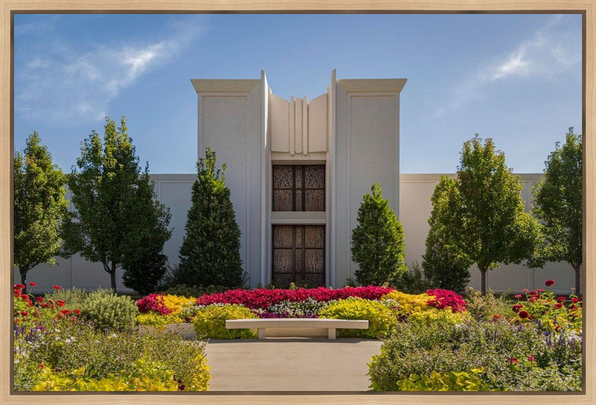 Denver Temple Gardens Of Hope Gallery Wrap