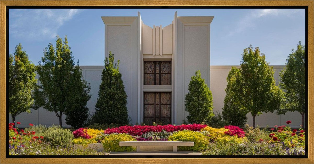 Denver Temple Gardens Of Hope Gallery Wrap
