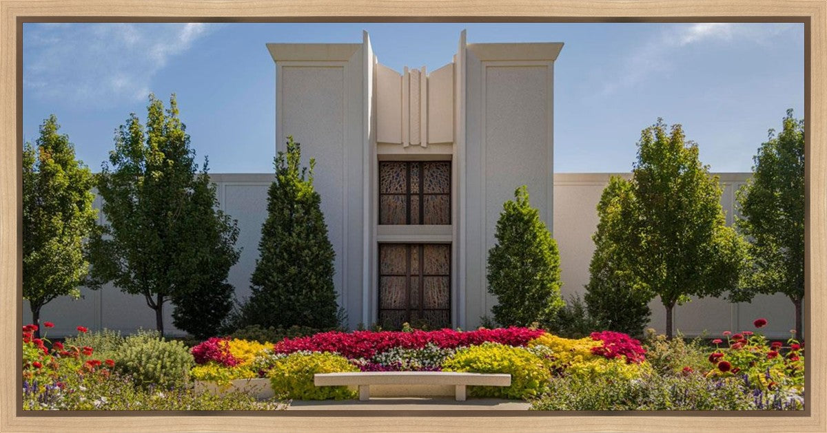 Denver Temple Gardens Of Hope Gallery Wrap