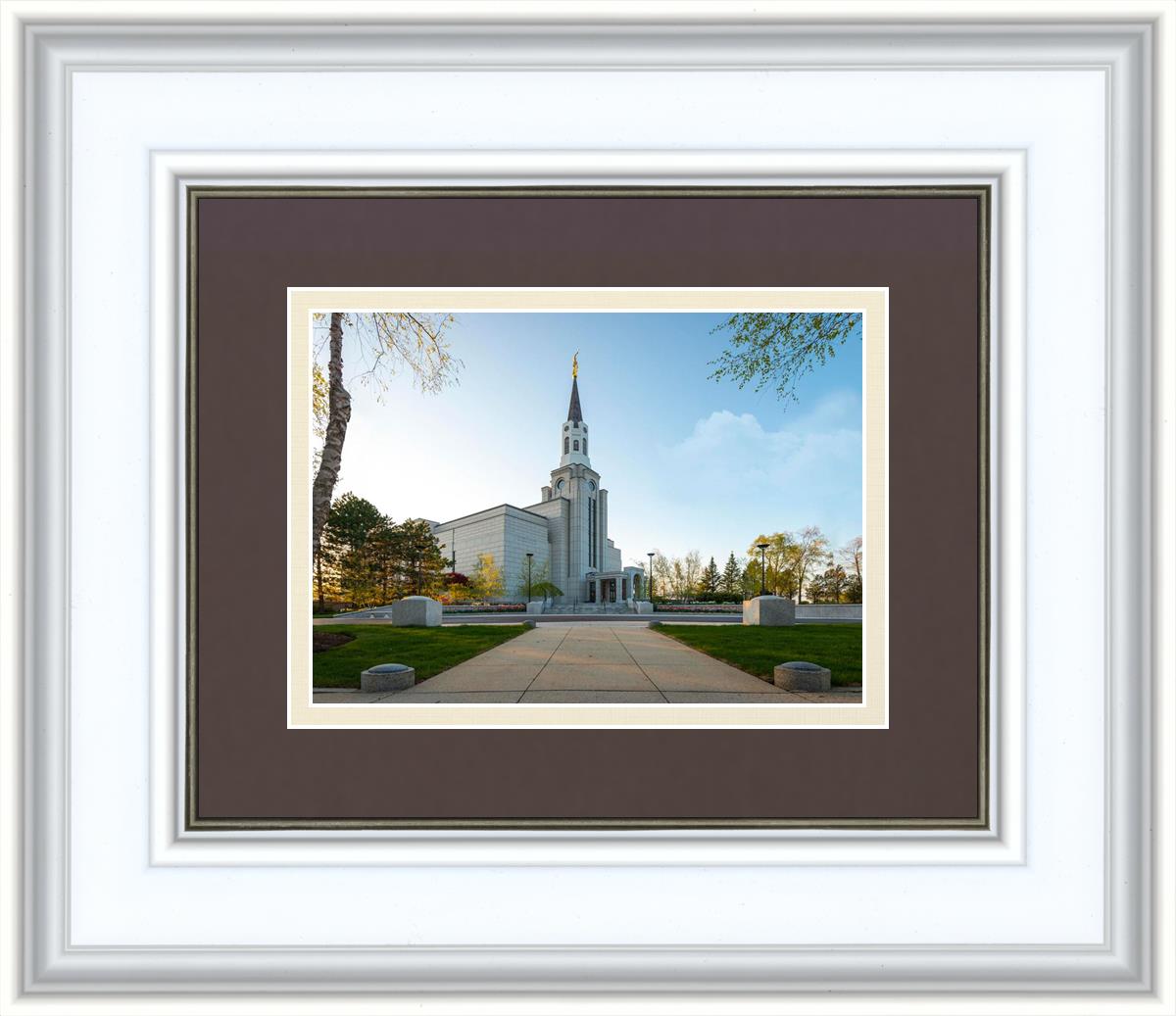 Boston Temple Spring Blossoms