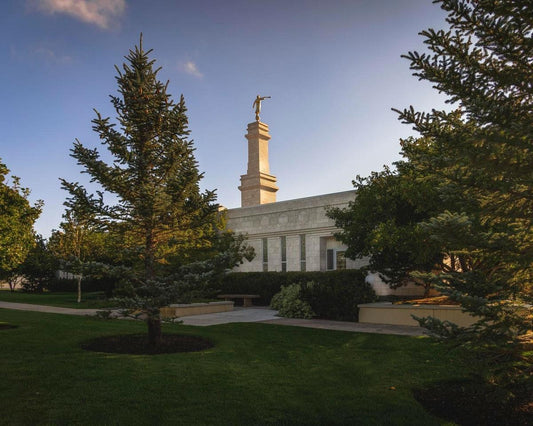 Monticello Temple Daytime Skies Gallery Wrap