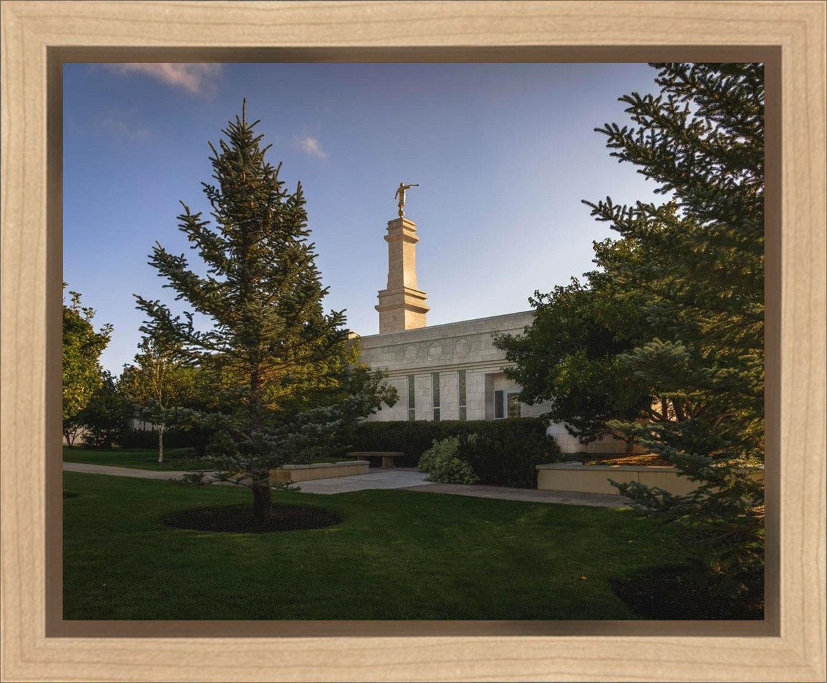 Monticello Temple Daytime Skies Gallery Wrap