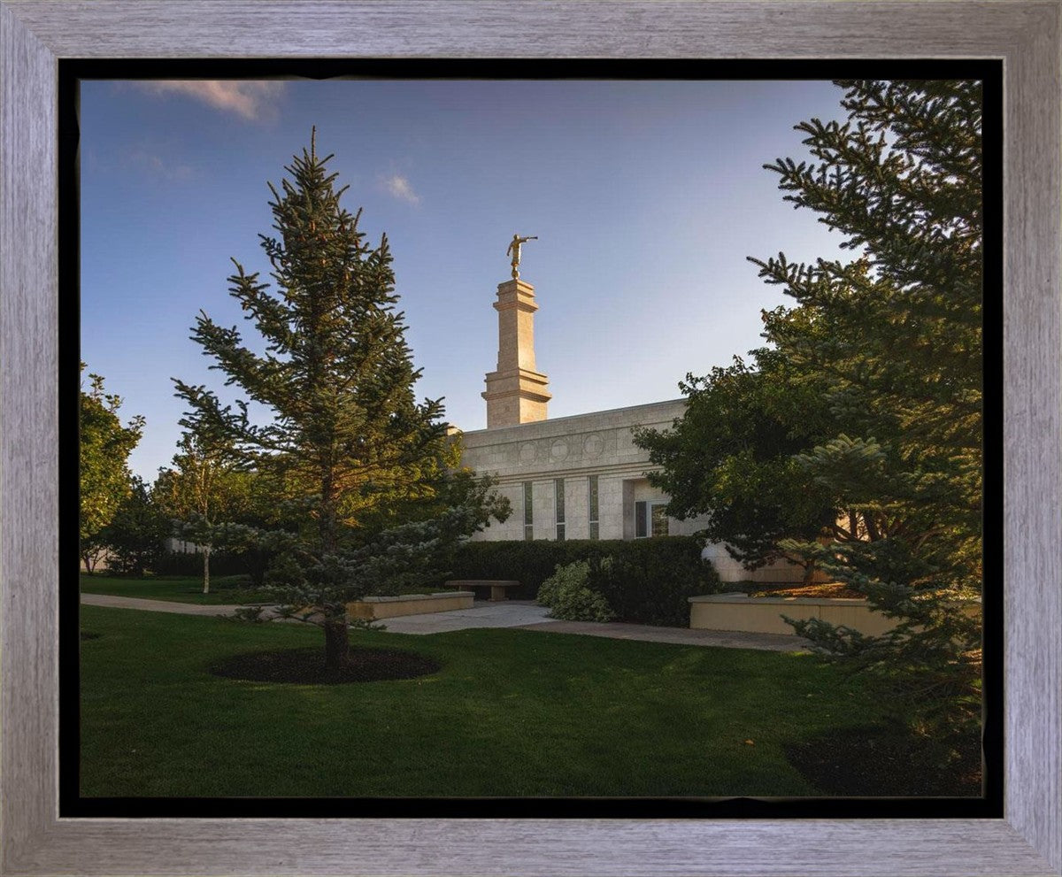 Monticello Temple Daytime Skies Gallery Wrap