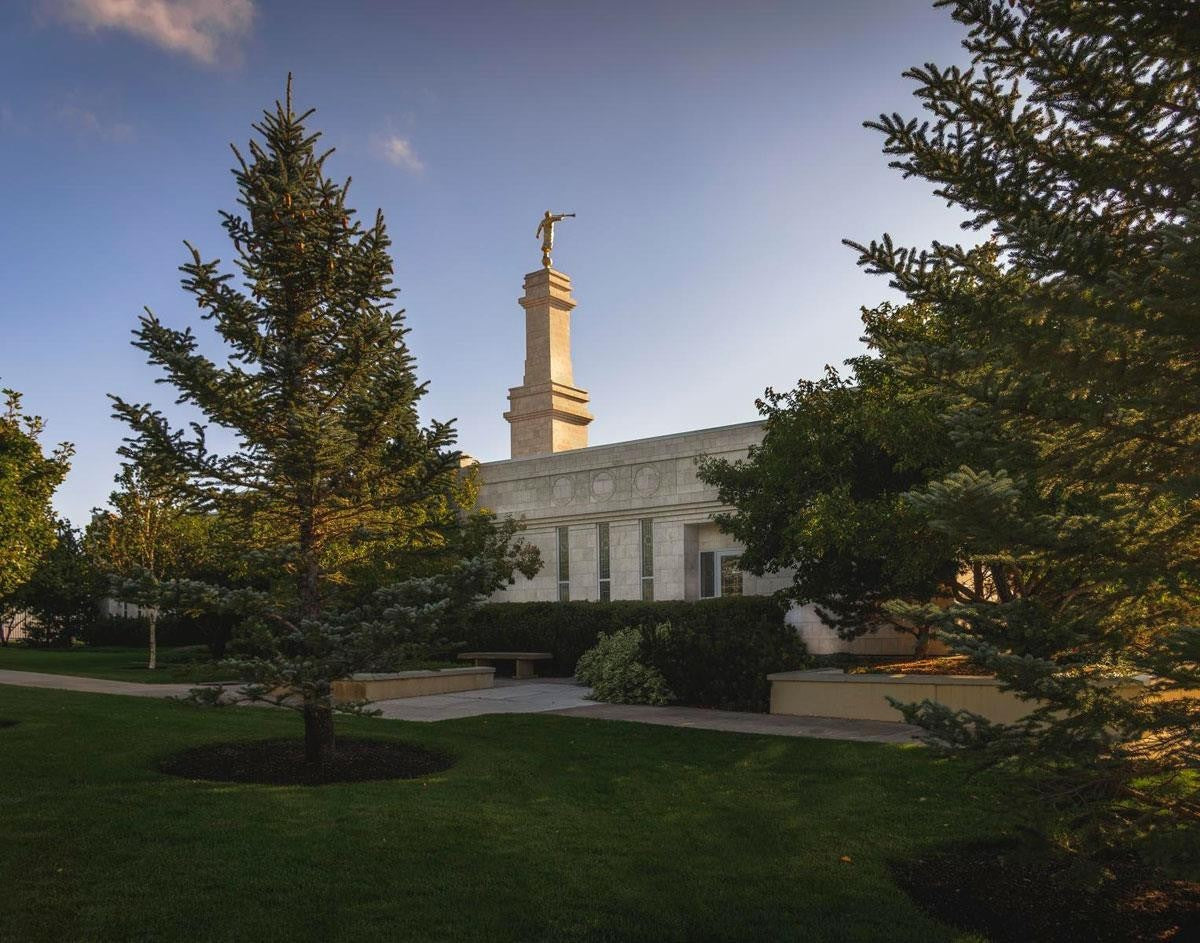Monticello Temple Daytime Skies Gallery Wrap