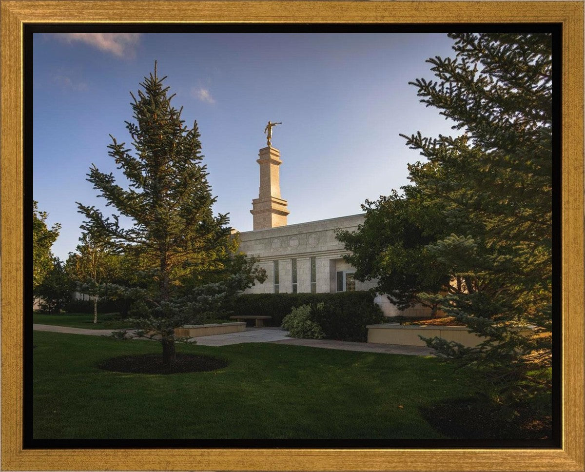 Monticello Temple Daytime Skies Gallery Wrap