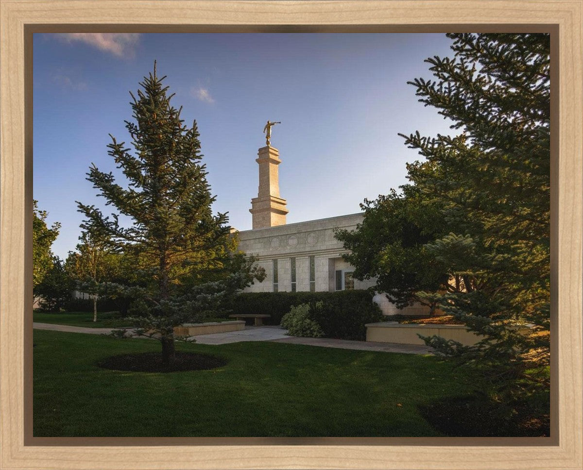 Monticello Temple Daytime Skies Gallery Wrap