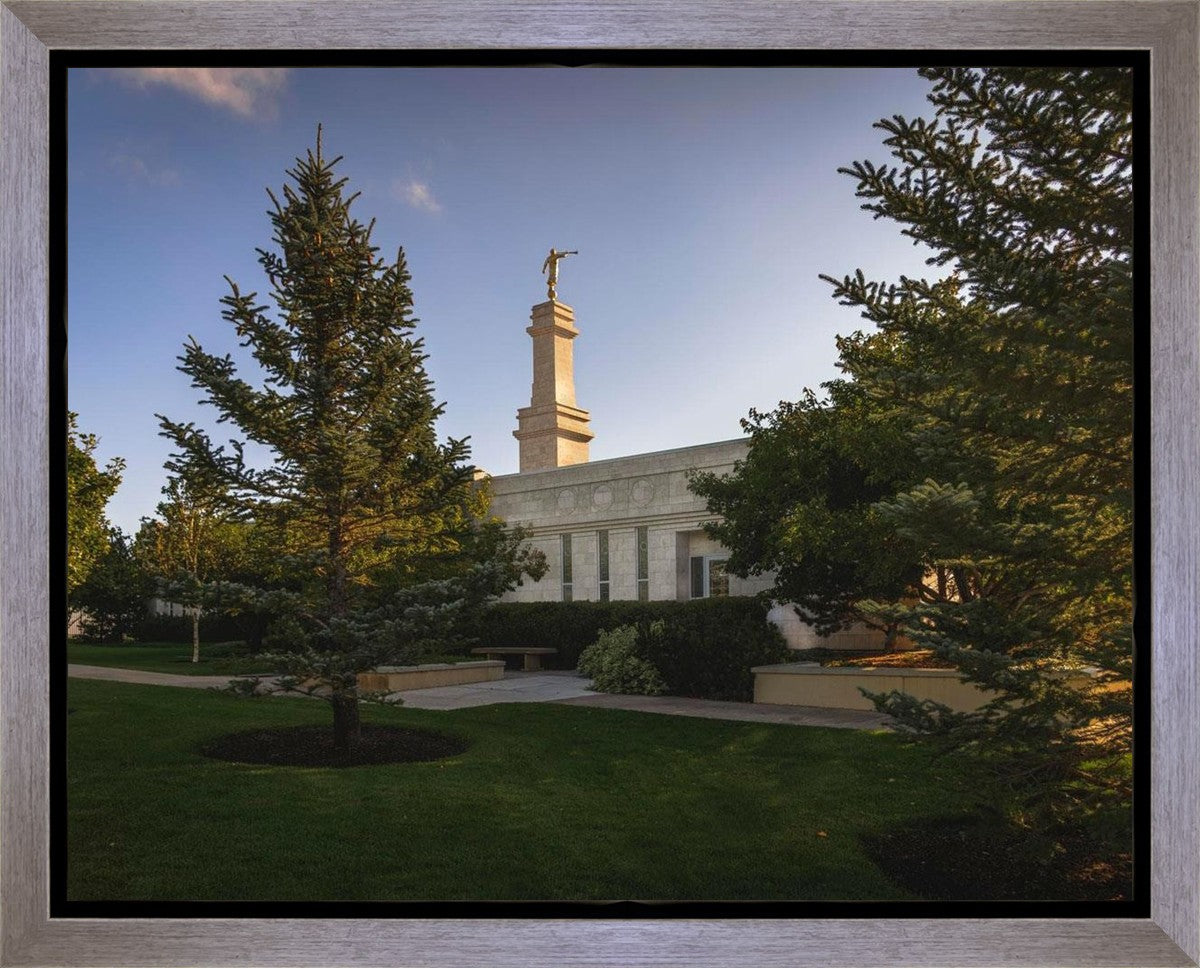 Monticello Temple Daytime Skies Gallery Wrap