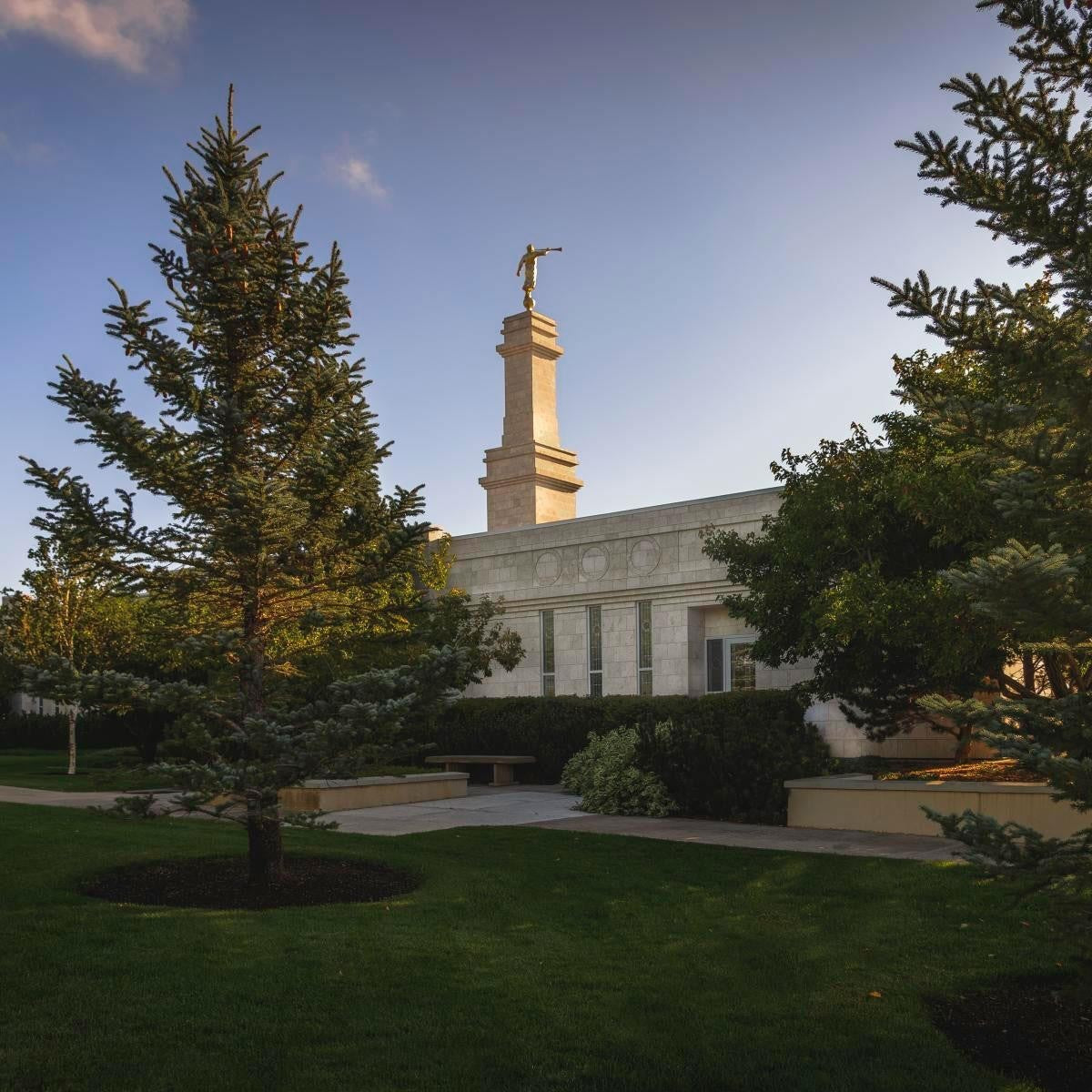 Monticello Temple Daytime Skies Gallery Wrap