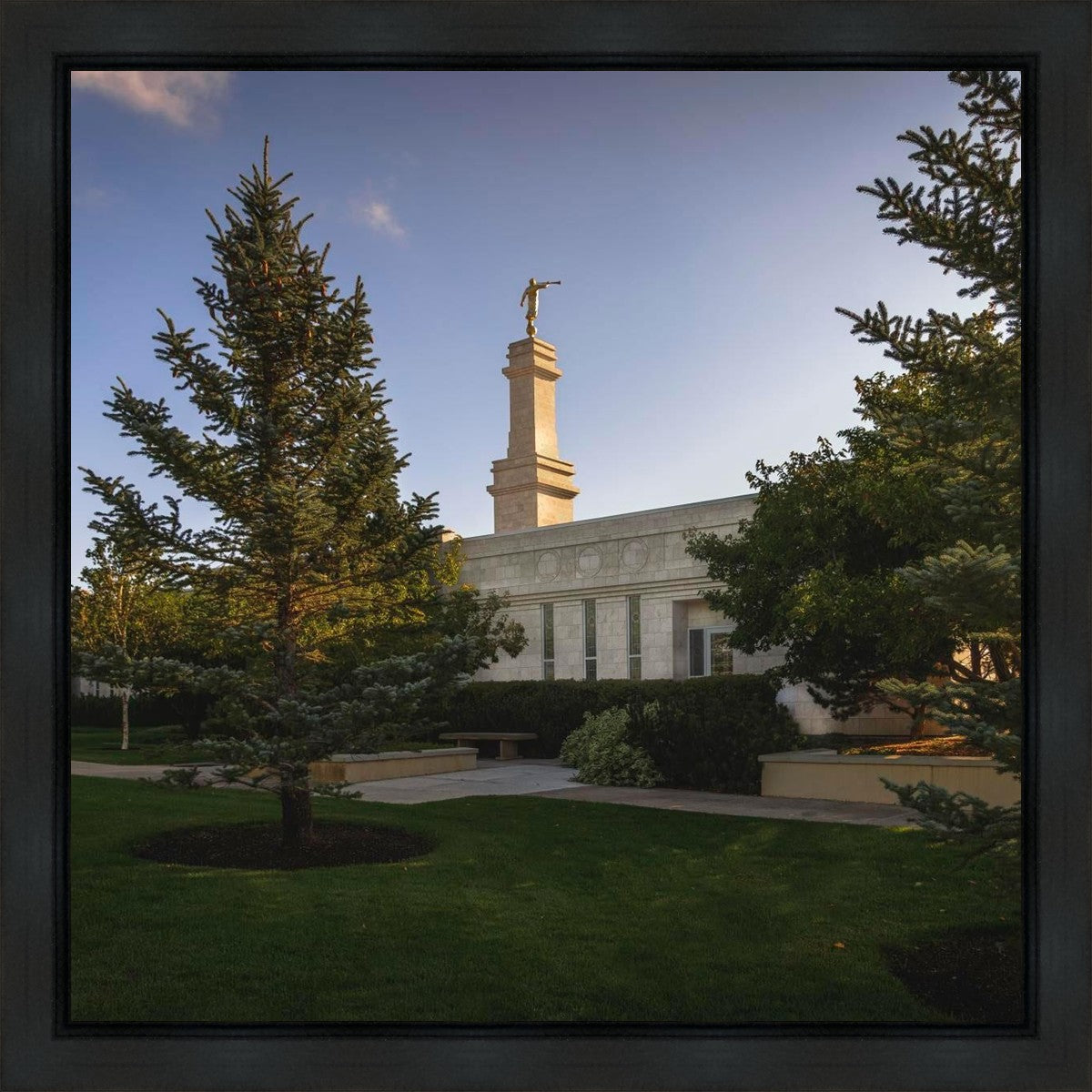 Monticello Temple Daytime Skies Gallery Wrap