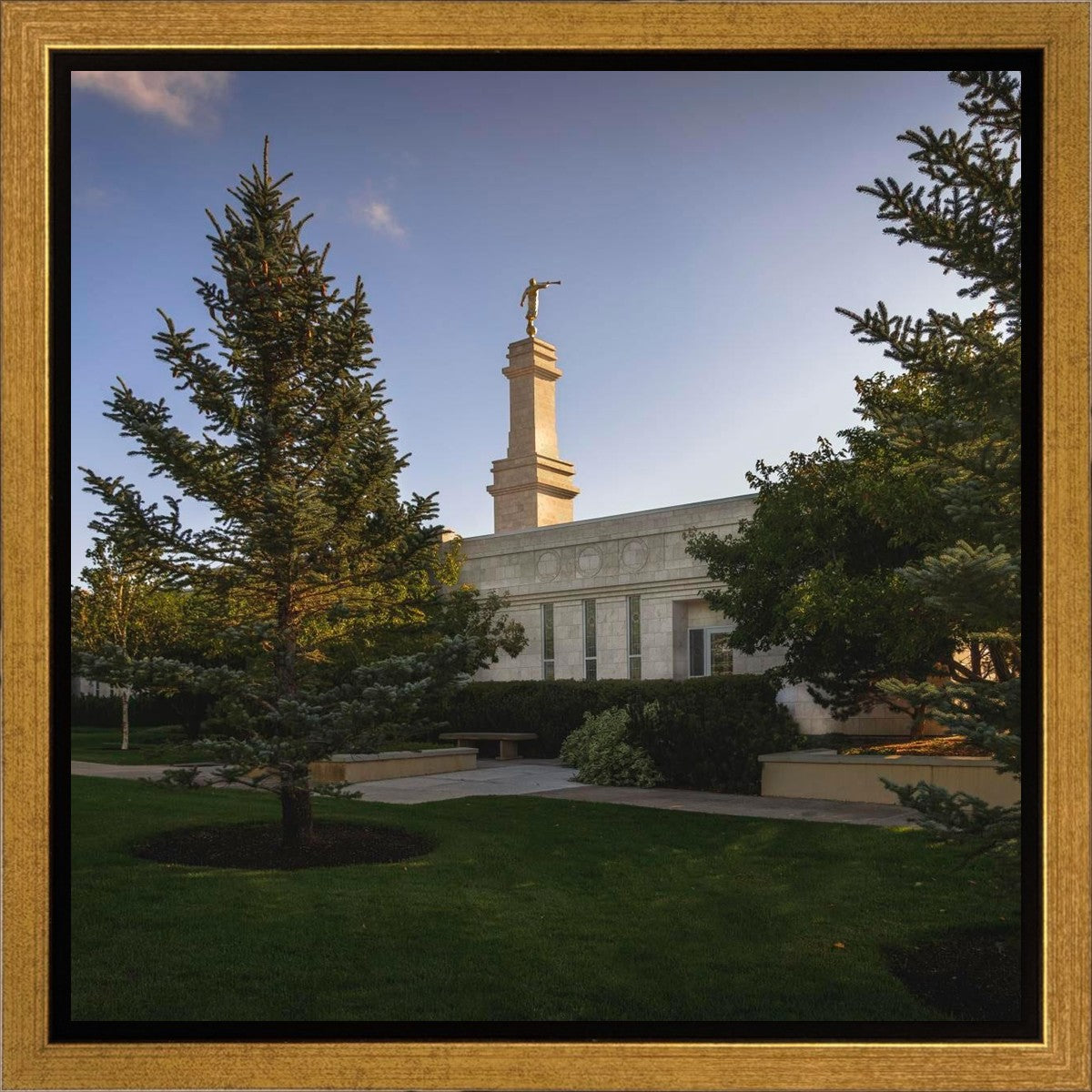 Monticello Temple Daytime Skies Gallery Wrap