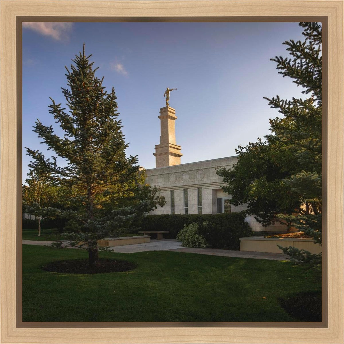 Monticello Temple Daytime Skies Gallery Wrap