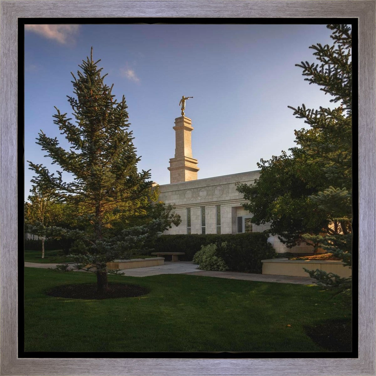 Monticello Temple Daytime Skies Gallery Wrap