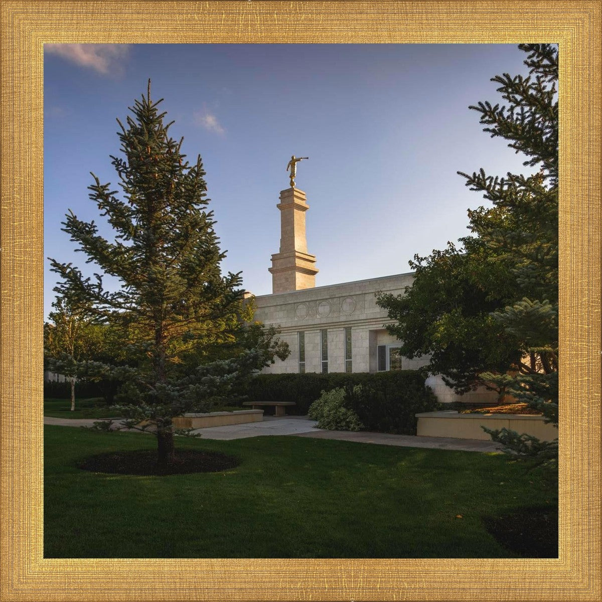 Monticello Temple Daytime Skies