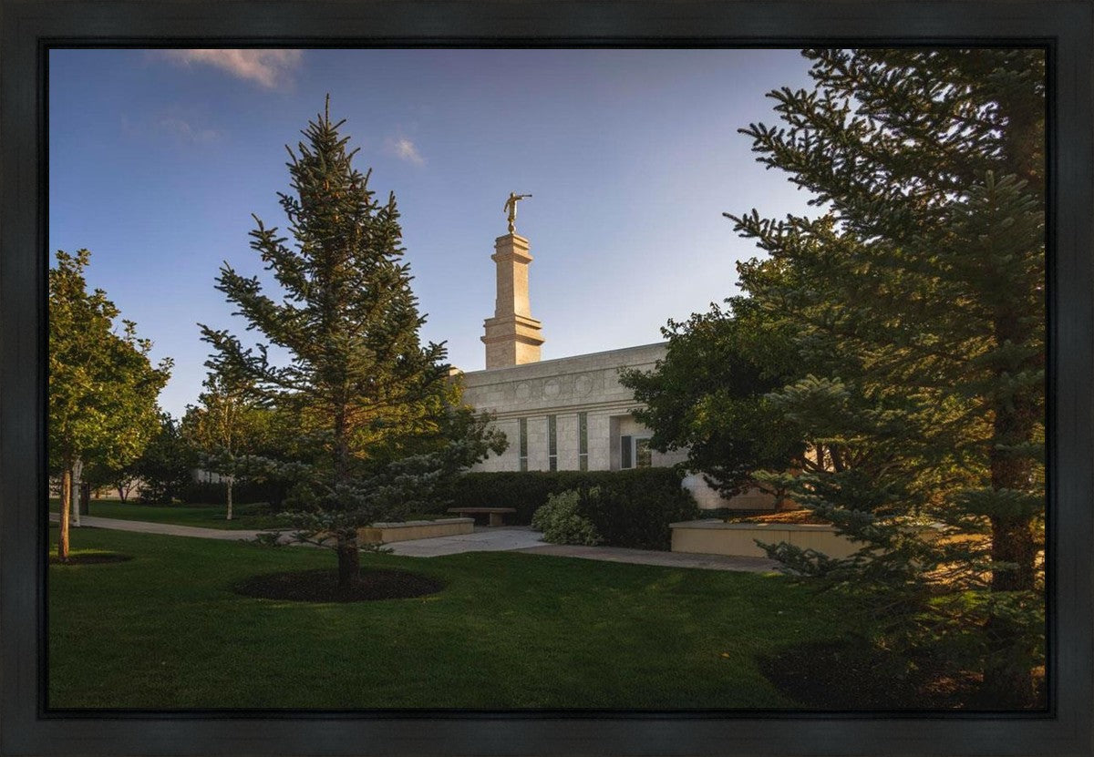 Monticello Temple Daytime Skies Gallery Wrap