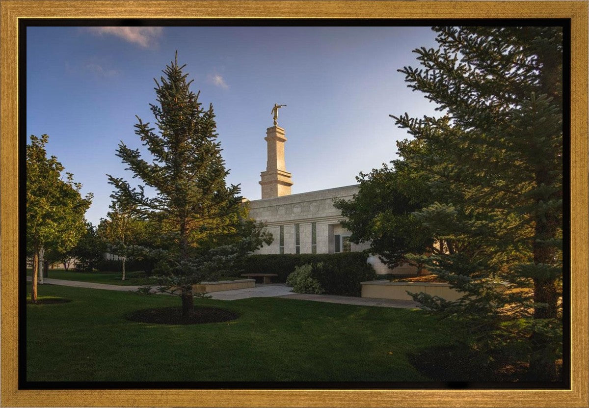 Monticello Temple Daytime Skies Gallery Wrap
