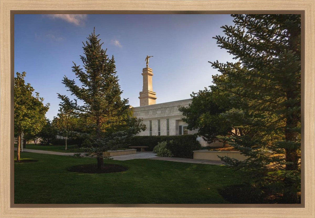 Monticello Temple Daytime Skies Gallery Wrap
