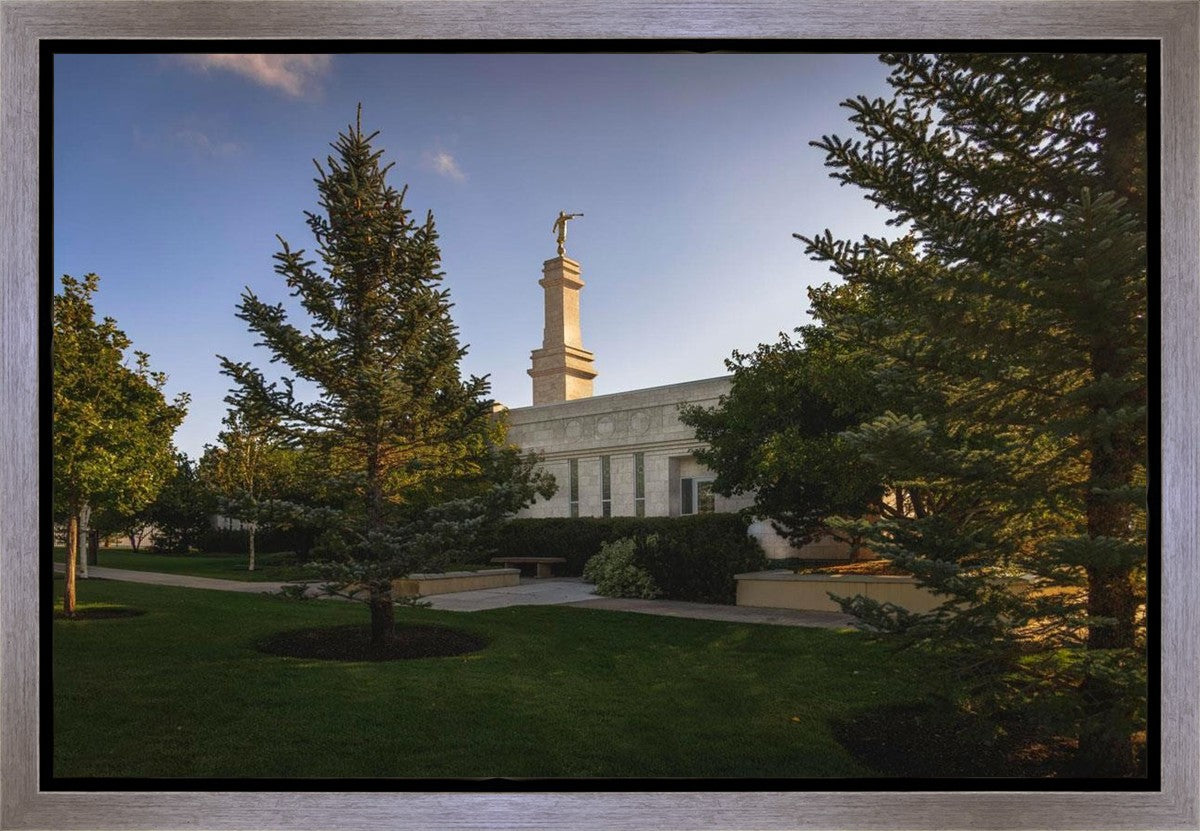 Monticello Temple Daytime Skies Gallery Wrap