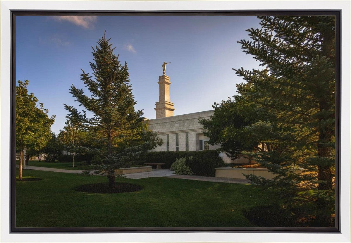 Monticello Temple Daytime Skies Gallery Wrap