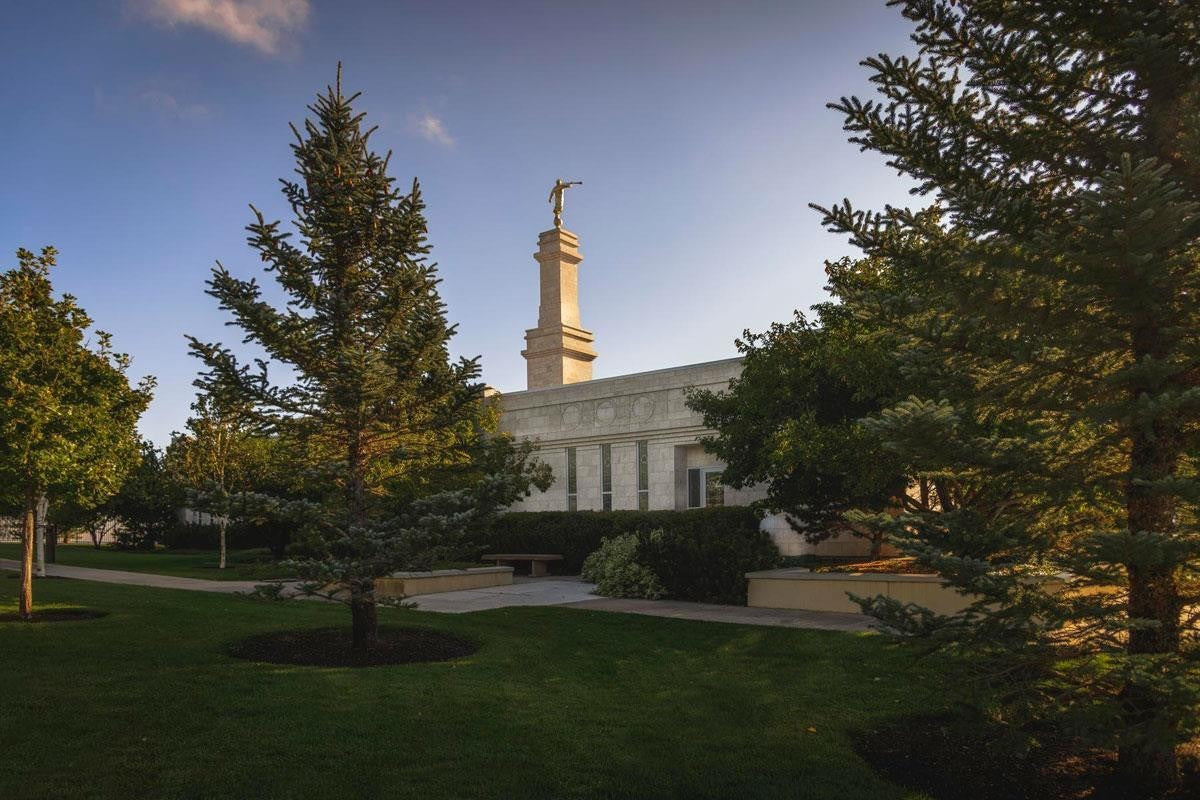 Monticello Temple Daytime Skies Gallery Wrap