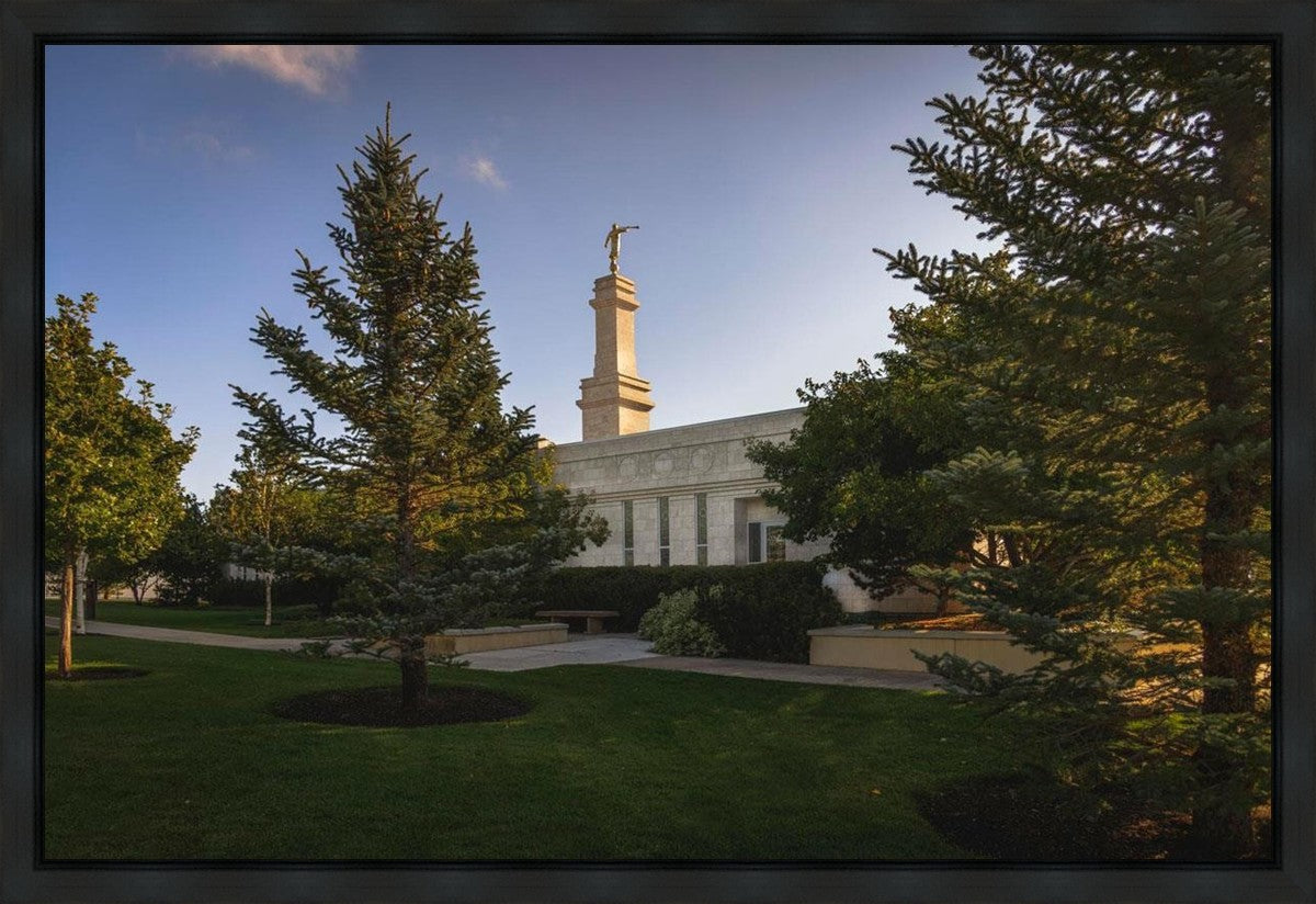 Monticello Temple Daytime Skies Gallery Wrap