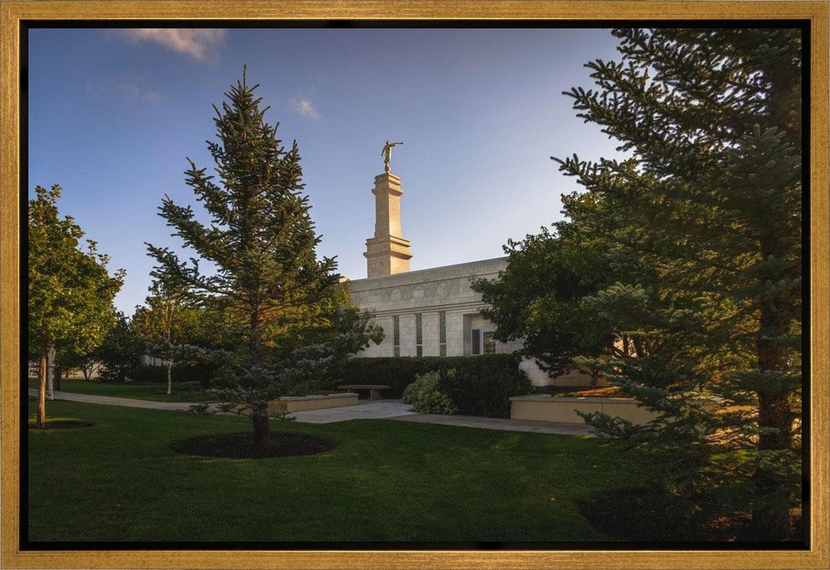 Monticello Temple Daytime Skies Gallery Wrap