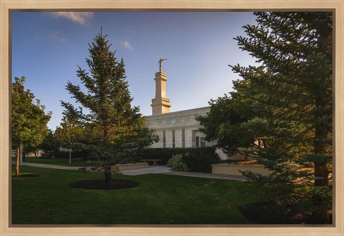 Monticello Temple Daytime Skies Gallery Wrap