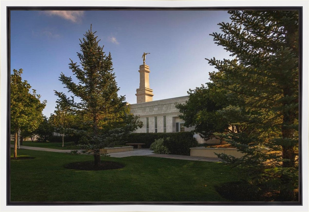 Monticello Temple Daytime Skies Gallery Wrap