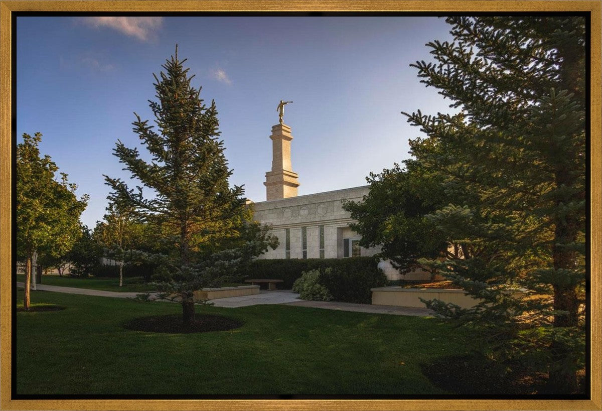 Monticello Temple Daytime Skies Gallery Wrap
