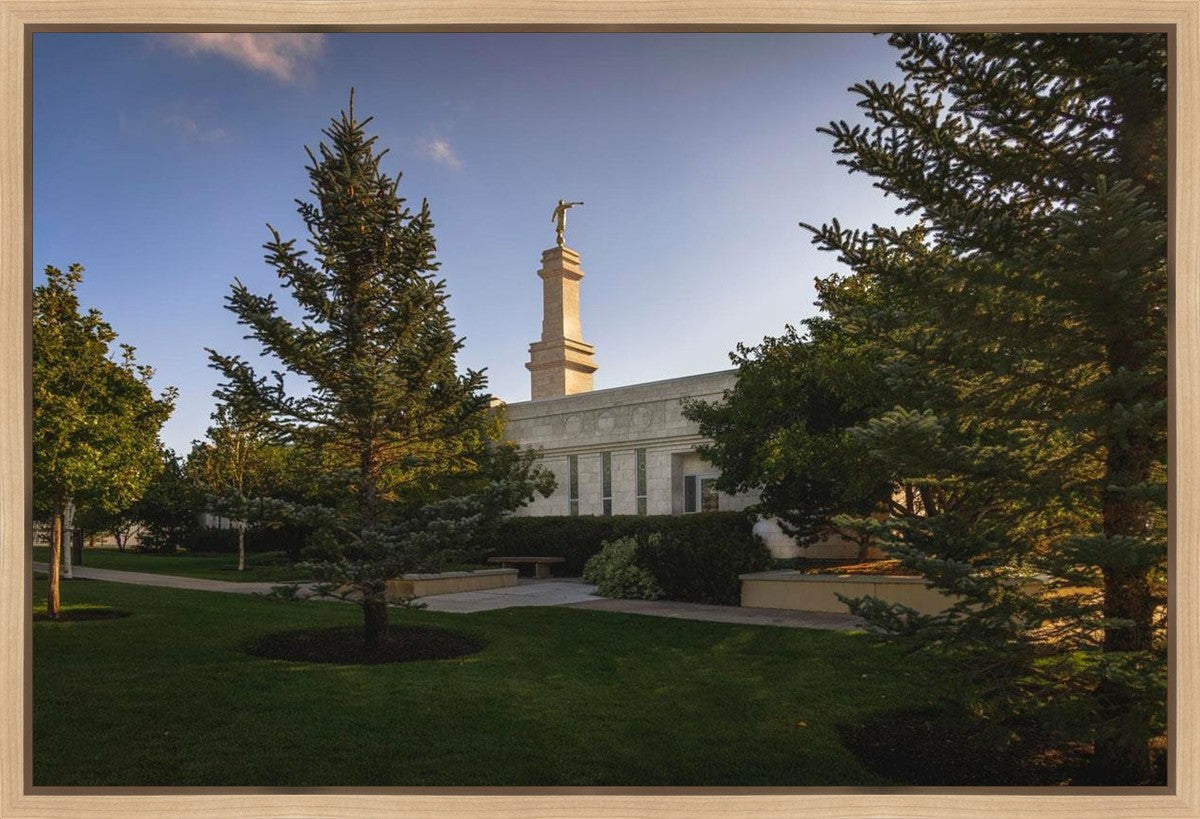 Monticello Temple Daytime Skies Gallery Wrap