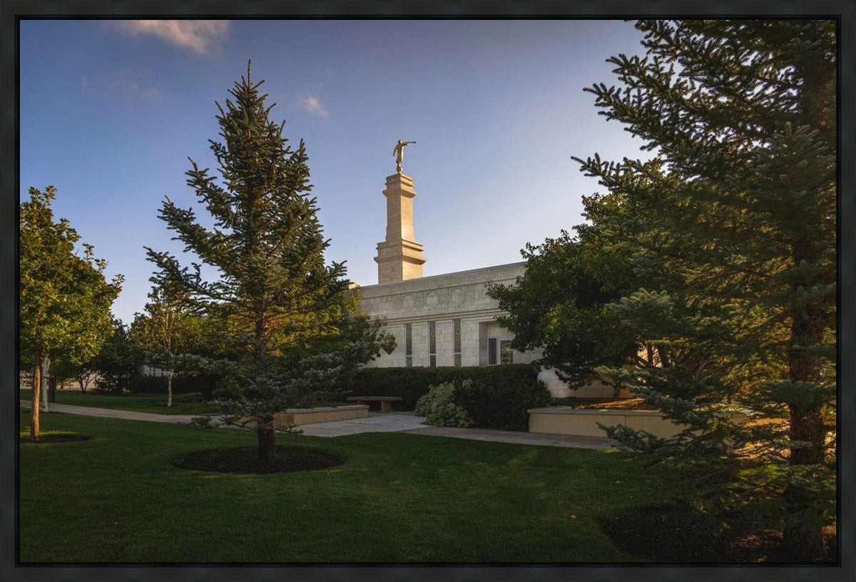 Monticello Temple Daytime Skies Gallery Wrap