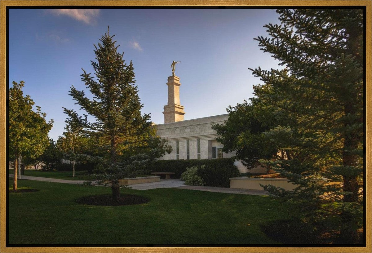 Monticello Temple Daytime Skies Gallery Wrap