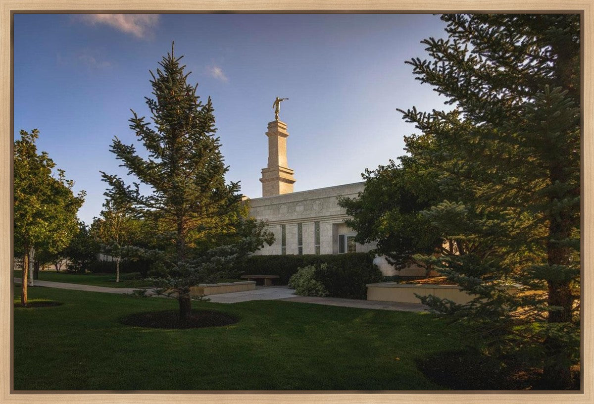 Monticello Temple Daytime Skies Gallery Wrap