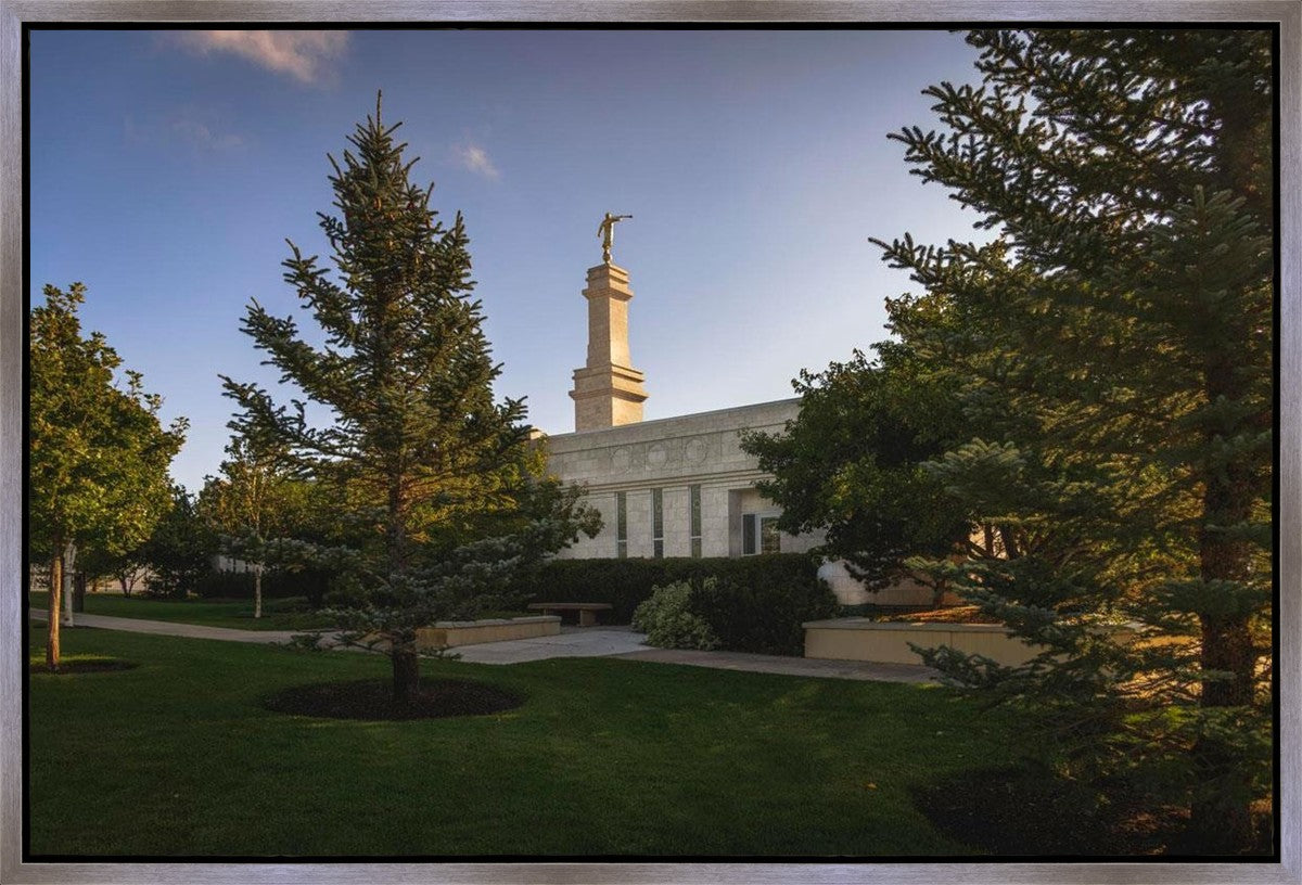 Monticello Temple Daytime Skies Gallery Wrap