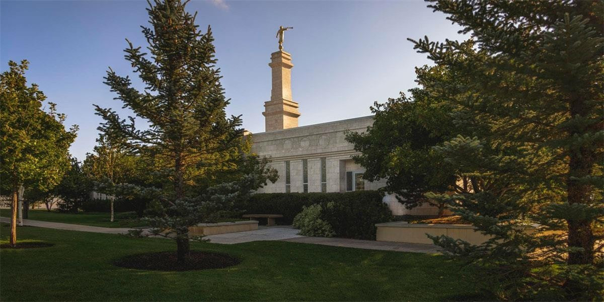 Monticello Temple Daytime Skies Gallery Wrap