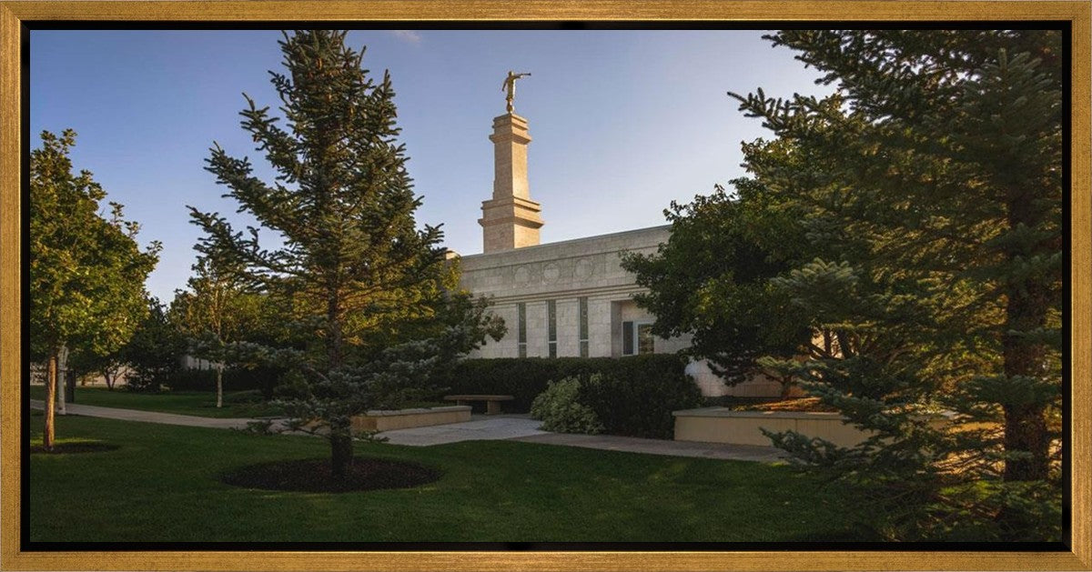 Monticello Temple Daytime Skies Gallery Wrap